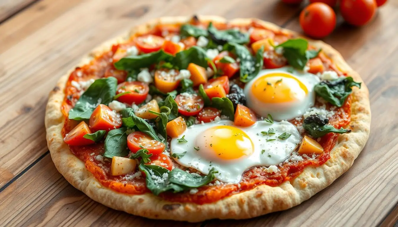 Skinny Breakfast Pizza