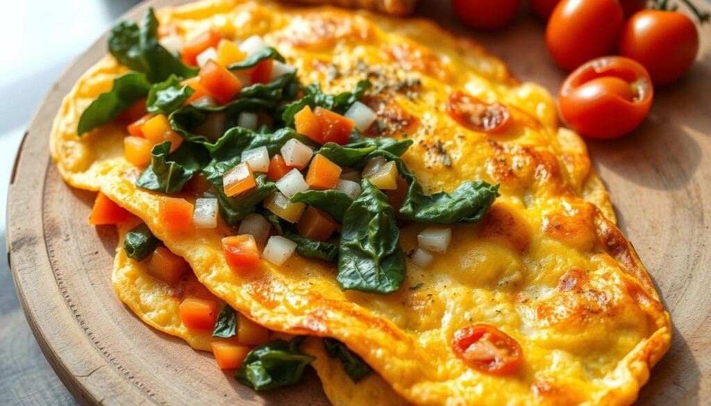 Vegetable Omelette recipe for breakfast