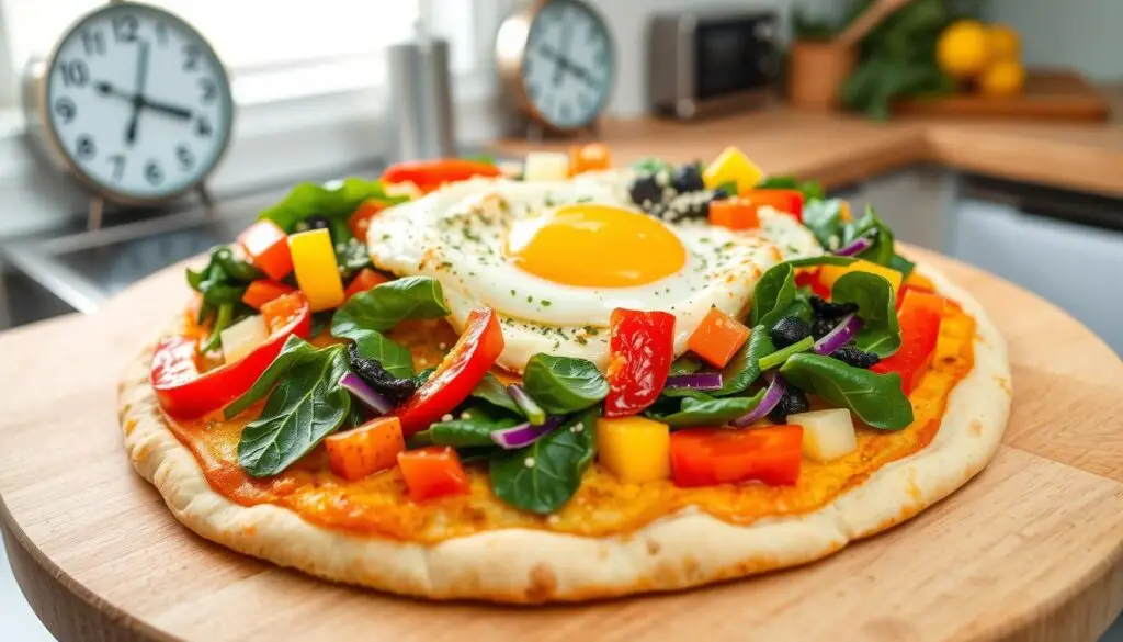 time-saving breakfast pizza time-saving breakfast pizza