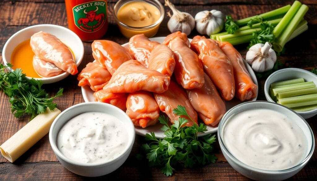 Buffalo chicken wings ingredients Buffalo chicken wings ingredients