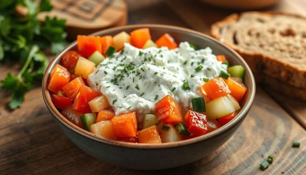 Savory Cottage Cheese Bowl Savory Cottage Cheese Bowl