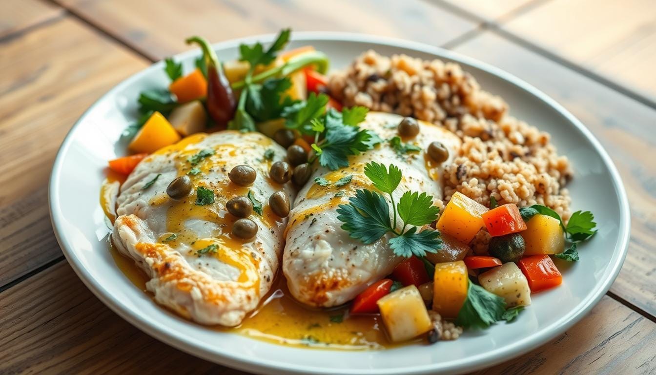 Skinny Chicken Piccata Recipe in 30 Minutes 1 Skinny Chicken Piccata