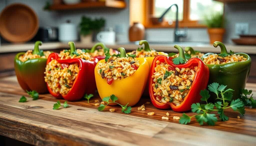 Stuffed bell peppers