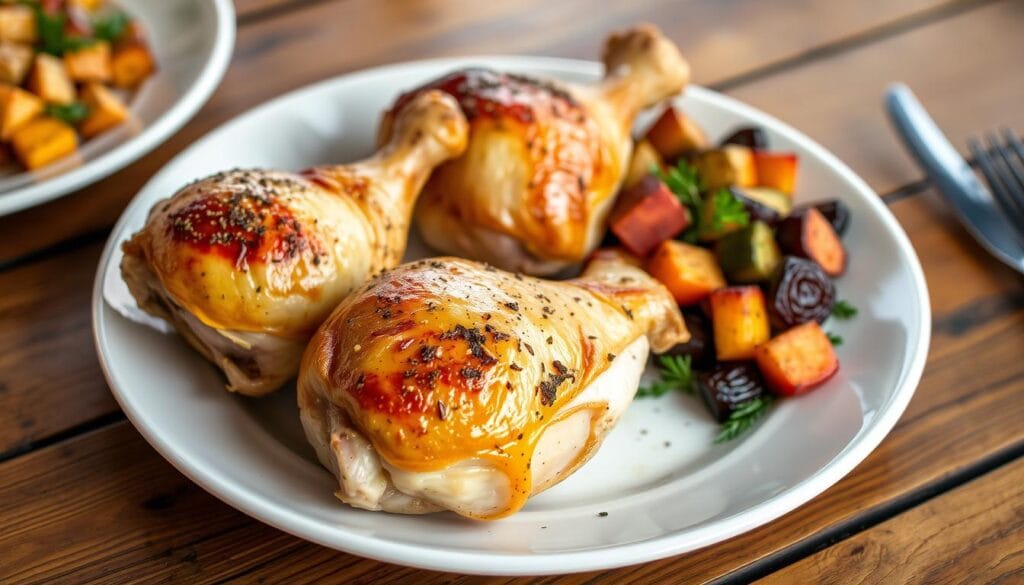 baked chicken leg and thigh quarters baked chicken leg and thigh quarters