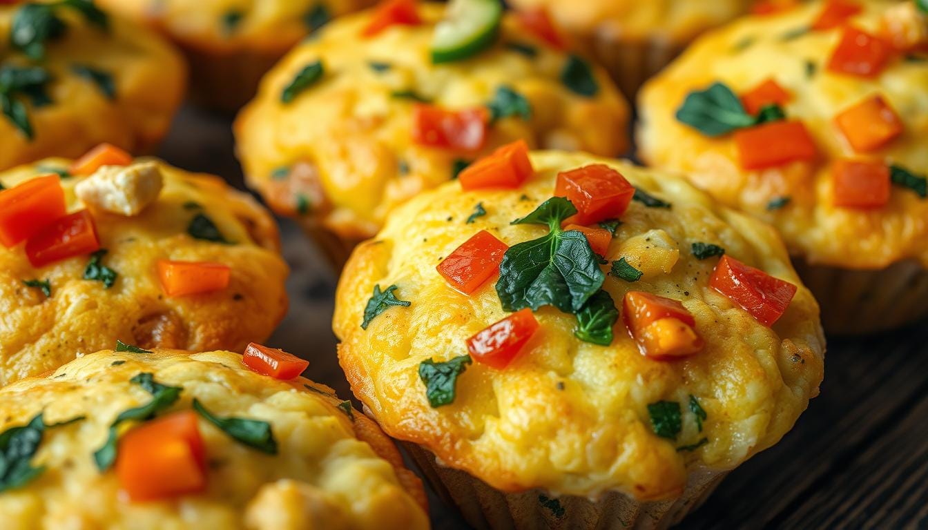 egg and vegetable muffins