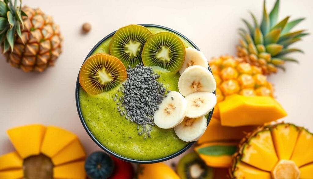 green dream bowl tropical smoothie green dream bowl tropical smoothie