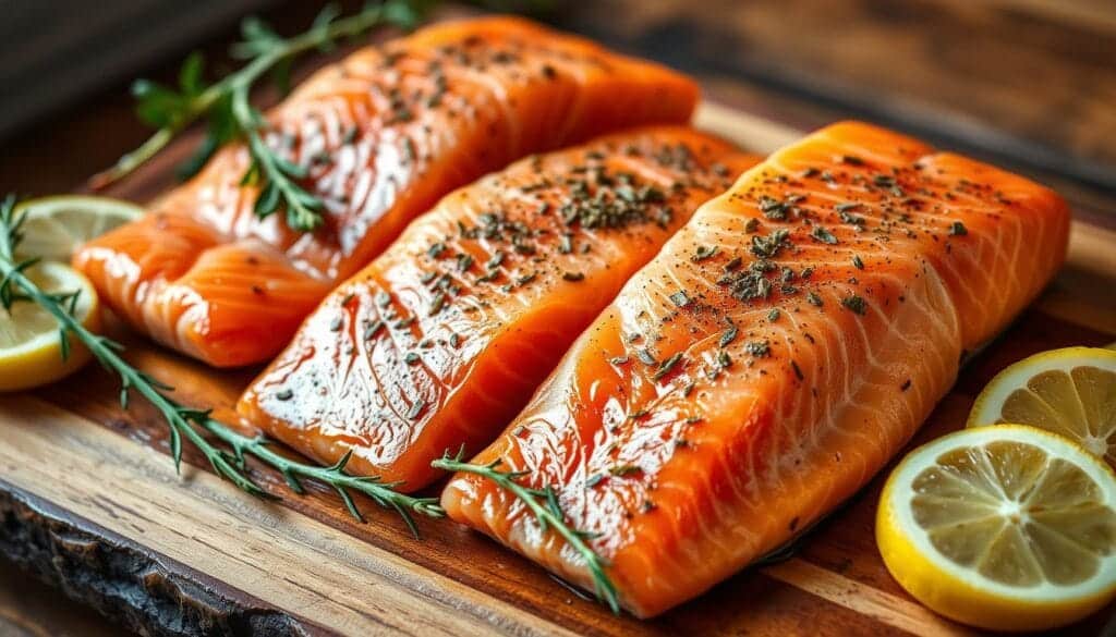 omega-3 rich salmon fillets omega-3 rich salmon fillets