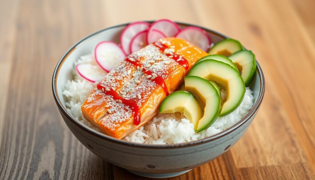 salmon rice bowl salmon rice bowl
