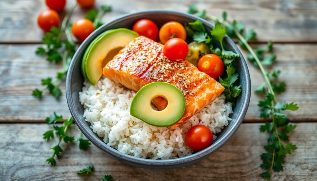 salmon rice bowl salmon rice bowl
