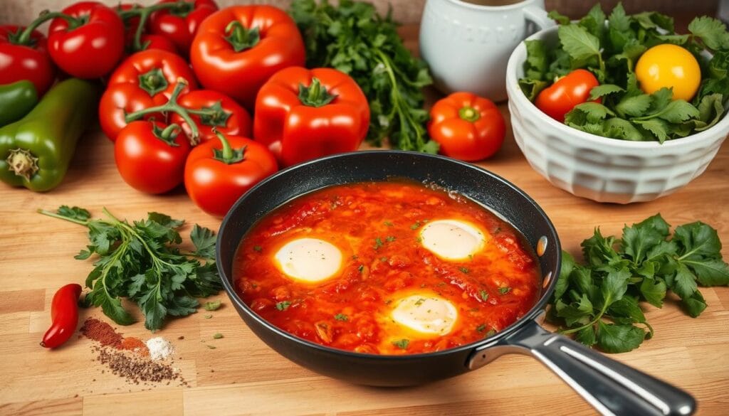 shakshuka preparation shakshuka preparation