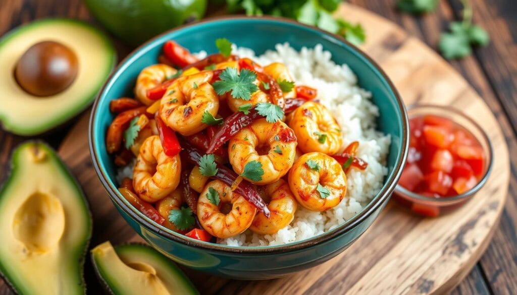 zesty shrimp fajita zesty shrimp fajita