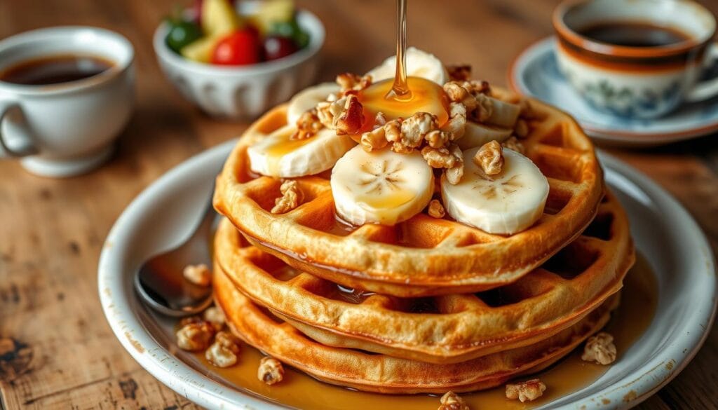 Skinny Banana Nut Waffles Skinny Banana Nut Waffles