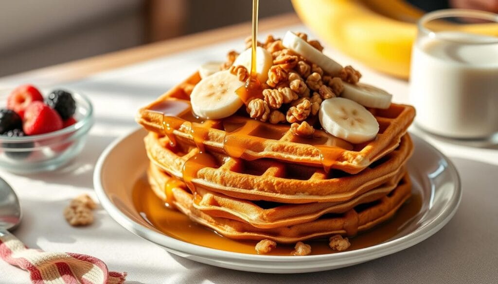clean eating banana nut waffles clean eating banana nut waffles