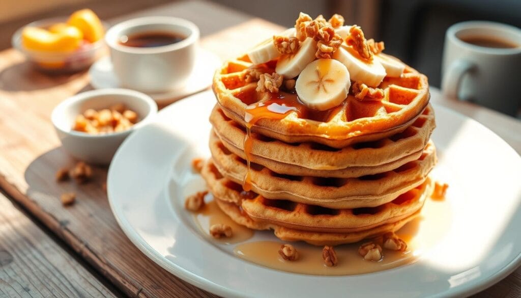 skinny banana nut waffles skinny banana nut waffles