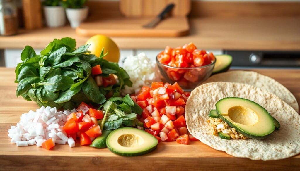 skinny breakfast burrito assembly skinny breakfast burrito assembly