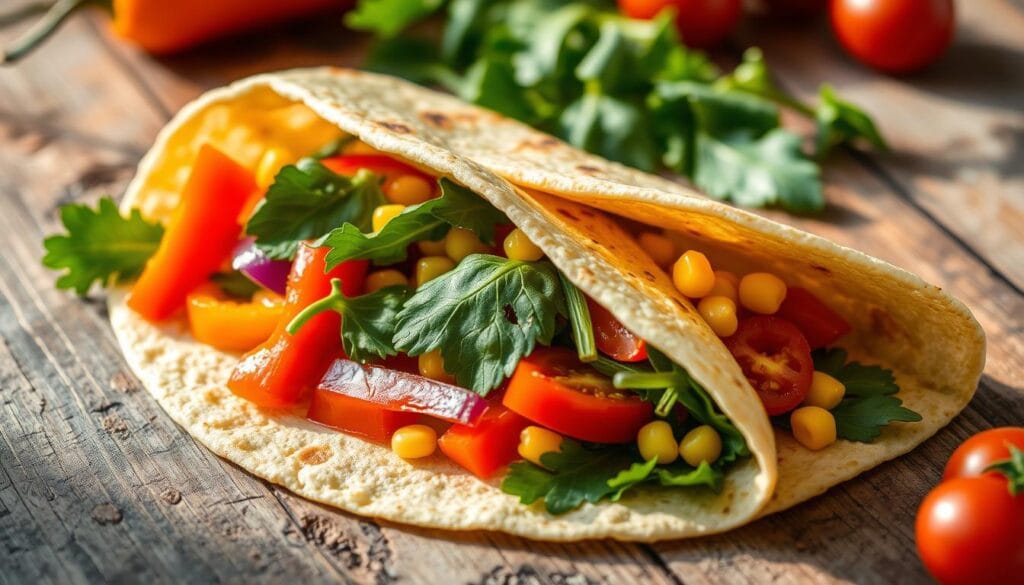 veggie-packed tortilla veggie-packed tortilla