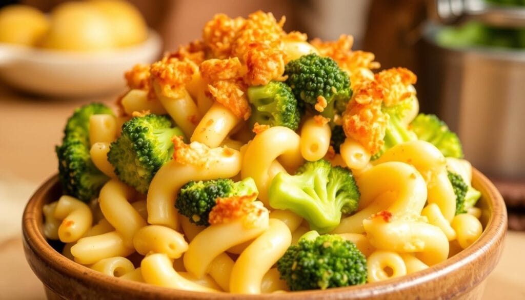 Baked Broccoli Macaroni and Cheese