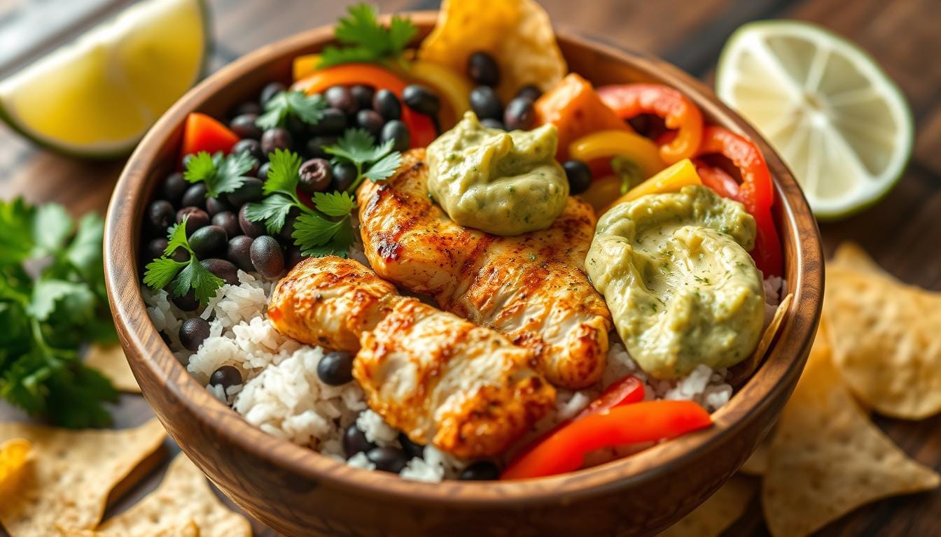 Chicken Burrito Bowls: A Flavorful Meal 1 Chicken Burrito Bowls