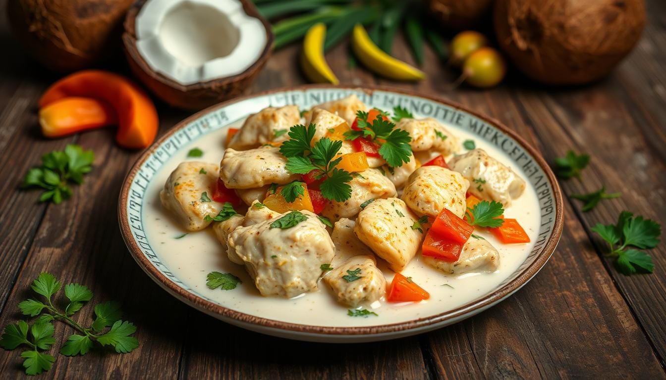 Tender Coconut Chicken for Dinner 1 Coconut Chicken