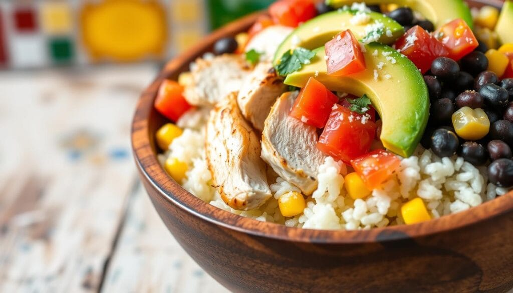 chicken burrito bowls chicken burrito bowls