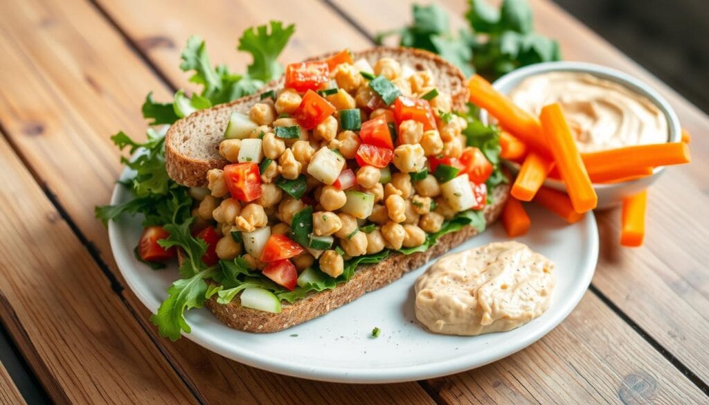 chickpea salad sandwich chickpea salad sandwich
