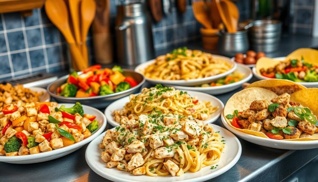 diced chicken recipes