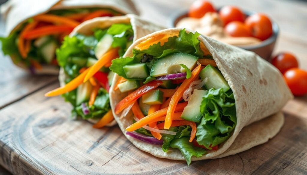 easy veggie wrap easy veggie wrap