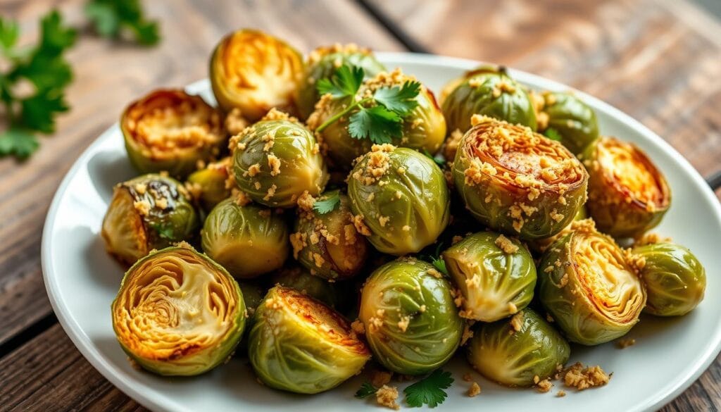garlic parmesan brussel sprouts garlic parmesan brussel sprouts