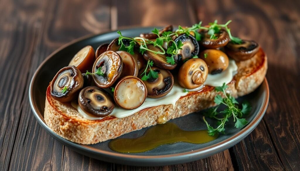 gourmet mushroom toast gourmet mushroom toast