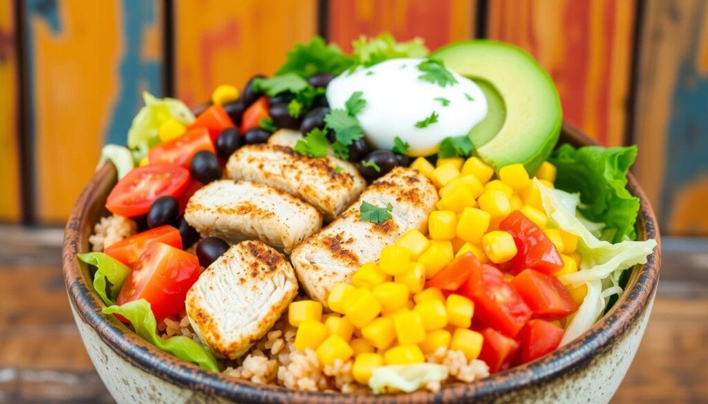 healthy chicken burrito bowls healthy chicken burrito bowls