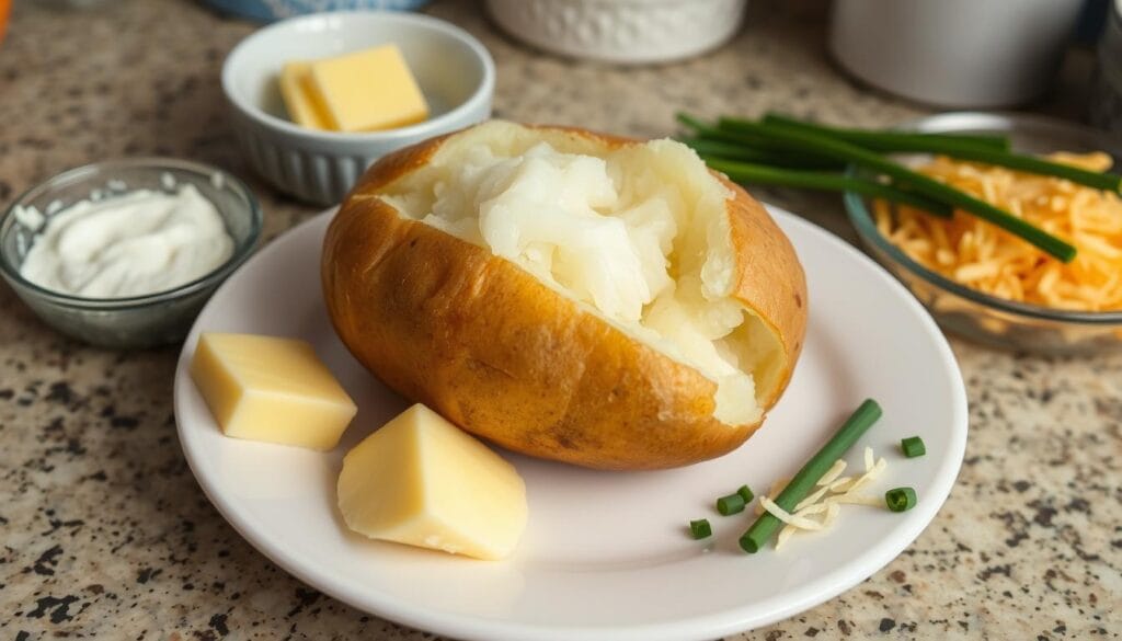 microwave baked potato