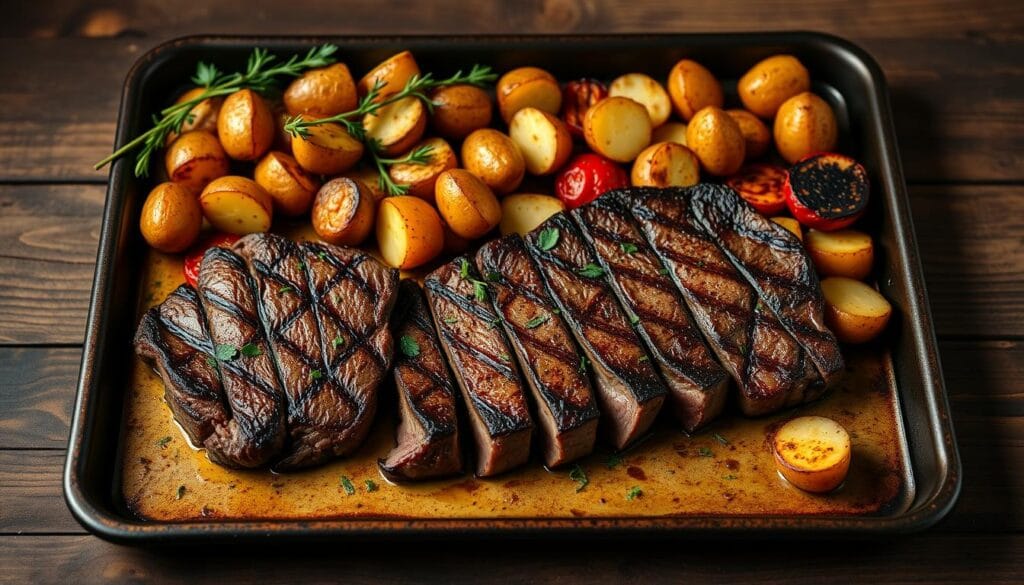 sheet-pan steak & potatoes sheet-pan steak & potatoes