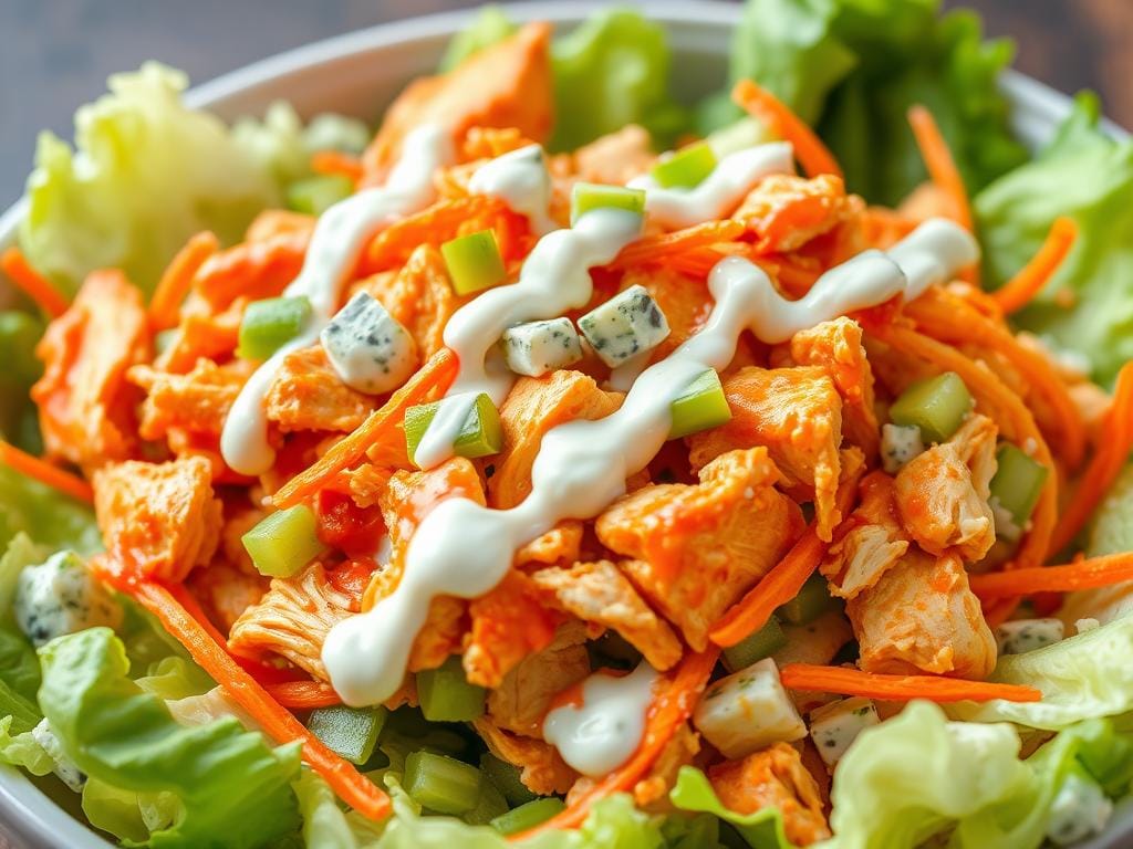 Buffalo Chicken Salad high protein lunch Buffalo Chicken Salad high protein lunch