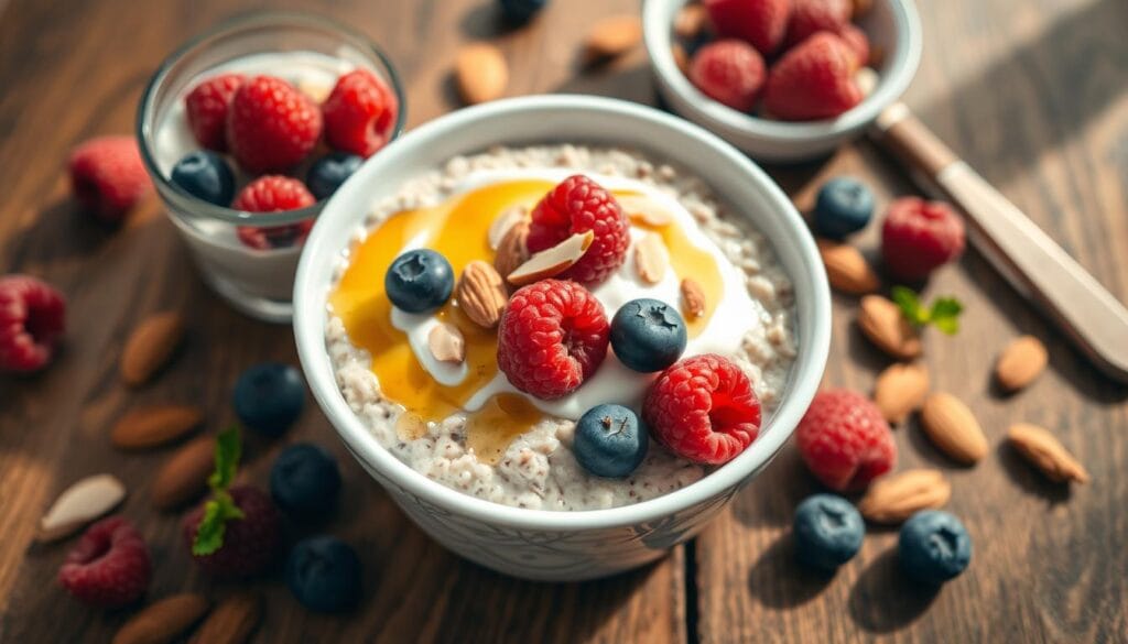 Overnight oats for school mornings