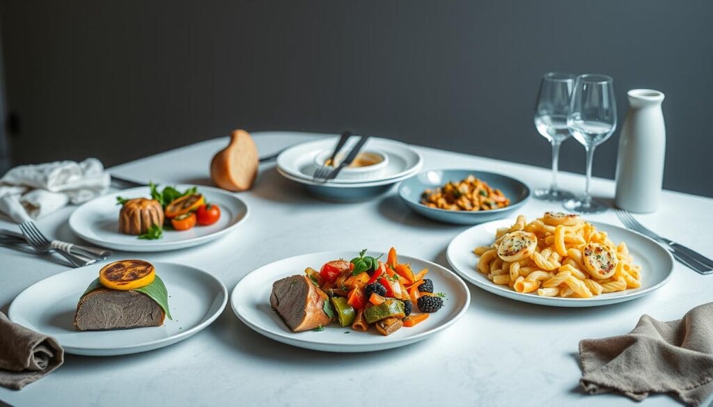 modern classic dishes modern classic dishes