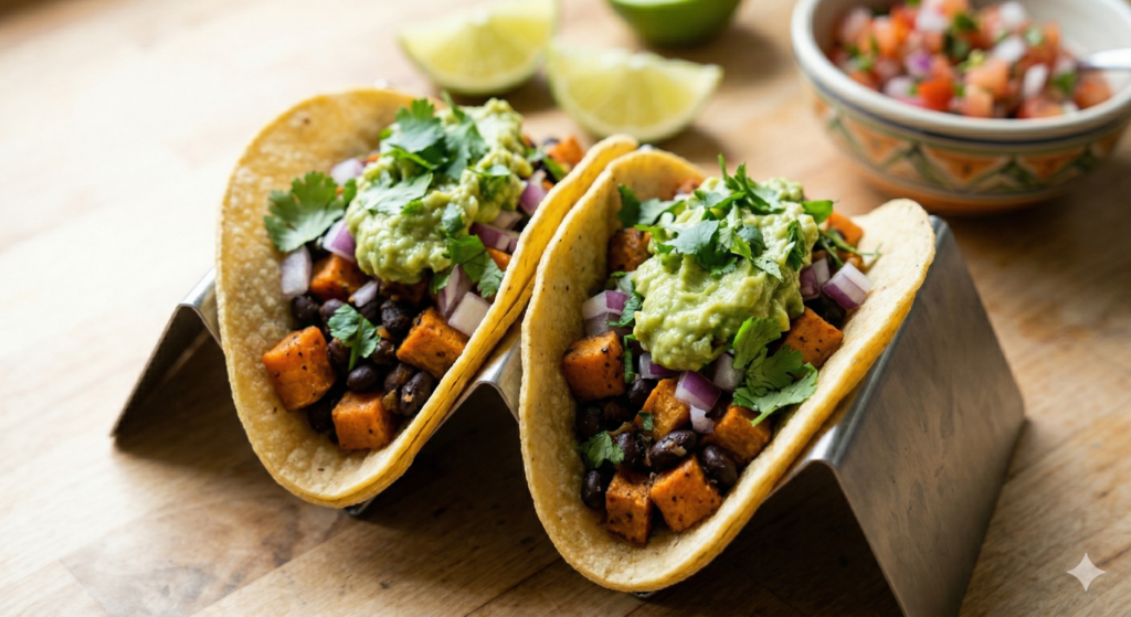 Sweet Potato and Black Bean Tacos