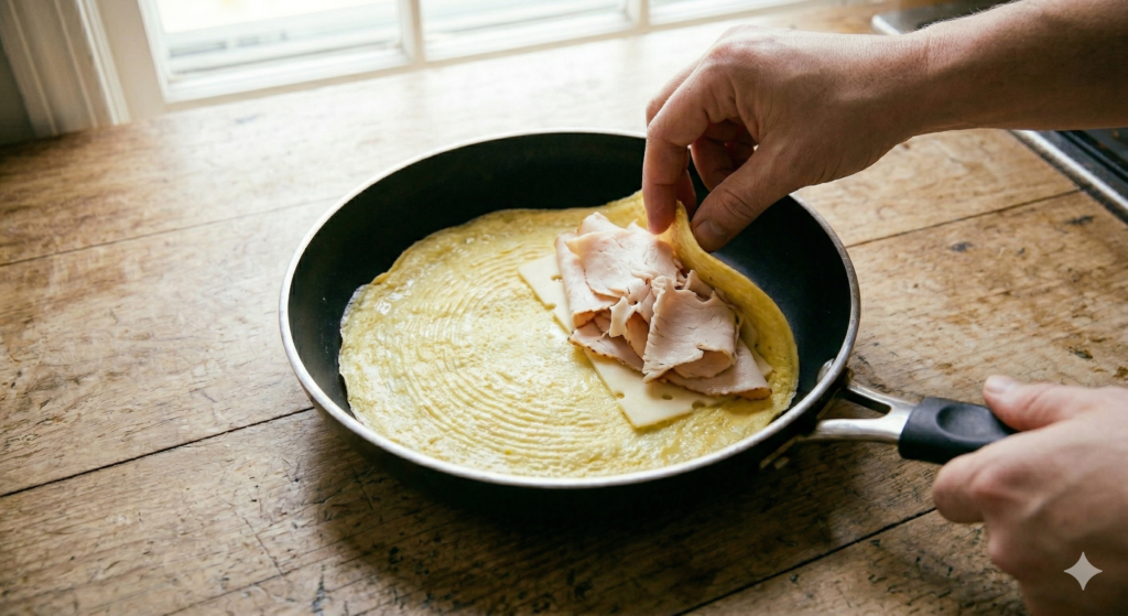 Turkey and Cheese Egg Wrap: Your New Favorite Low-Carb Breakfast 3 turkey and cheese egg wrap