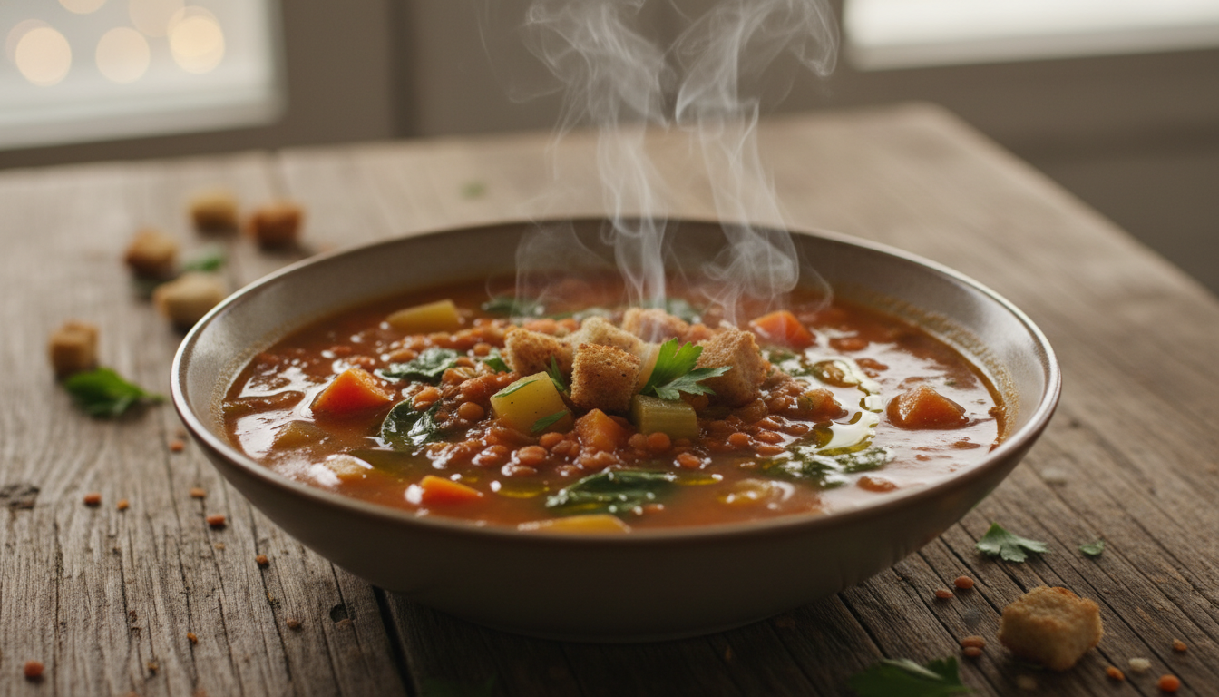 easy healthy vegetarian soup recipes for lunch