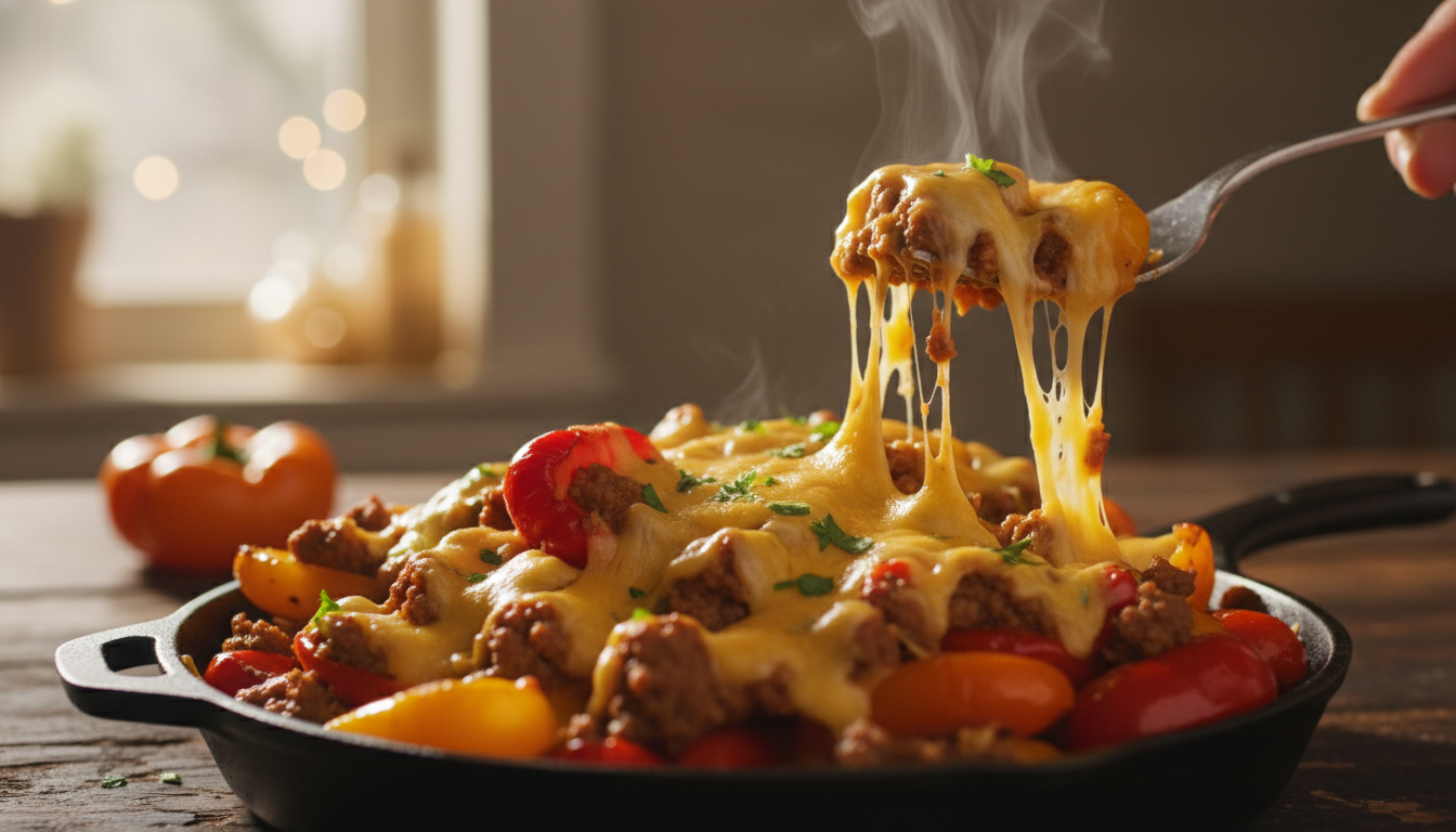 Low Carb Nachos with Bell Peppers: Easy Keto Recipe