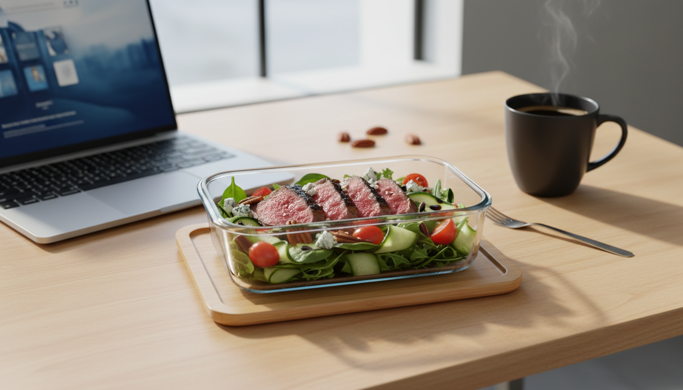 The Best Cold Steak Salad for Work: Easy & Healthy Meal Prep