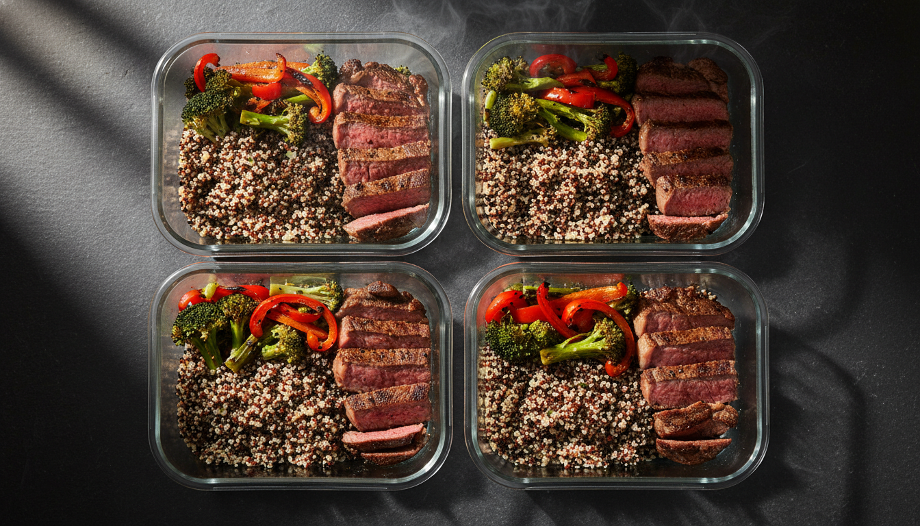 Healthy Steak Meal Prep Bowls: Easy High-Protein Lunches